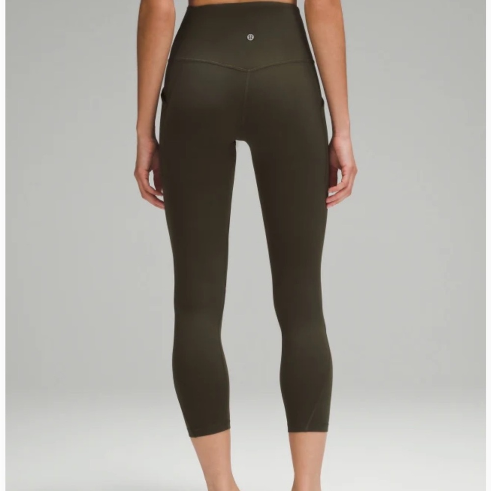 lululemon Align™ High-Rise Pant 25" Dark Olive Size 6